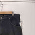 リーバイス Levis 90-00S USA製 ボタン裏977 刻印 silverTab baggy シルバータブ バギー 後染め ブラック デニム パンツ 極太 メンズ W34L32