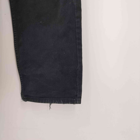 リーバイス Levis 90-00S USA製 ボタン裏977 刻印 silverTab baggy シルバータブ バギー 後染め ブラック デニム パンツ 極太 メンズ W34L32