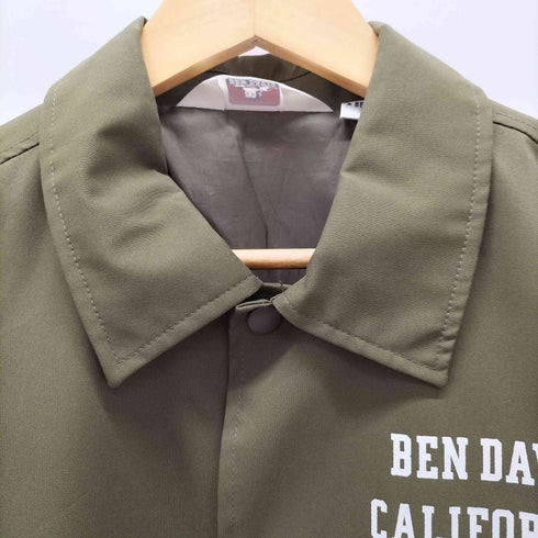 ベンデイビス BEN DAVIS プリントロゴ コーチジャケット メンズ import:M