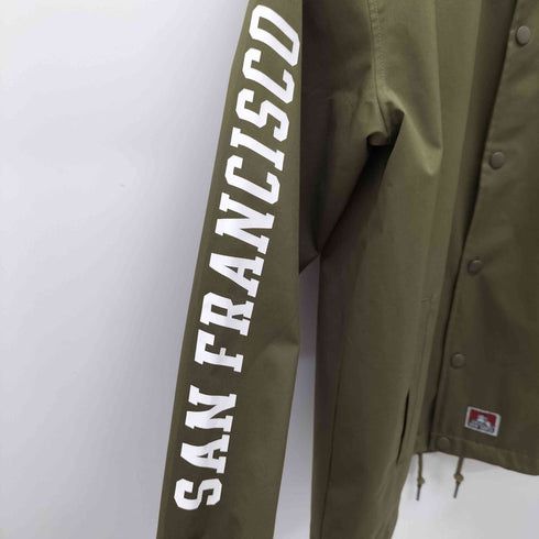 ベンデイビス BEN DAVIS プリントロゴ コーチジャケット メンズ import:M