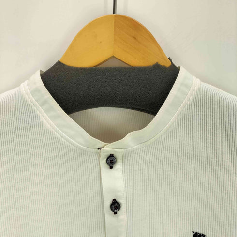バーバリーブラックレーベル BURBERRY BLACK LABEL ロゴ刺繍L/Sポロシャツ メンズ JPN:2