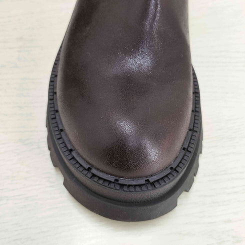 ザラ ZARA ヴィンテージ プラットフォームショートブーツ レディース EUR:38