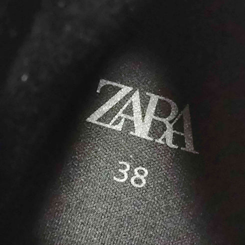 ザラ ZARA ヴィンテージ プラットフォームショートブーツ レディース EUR:38
