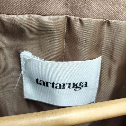 Tartaruga ファーレイヤード ノーカラーコート レディース FREE