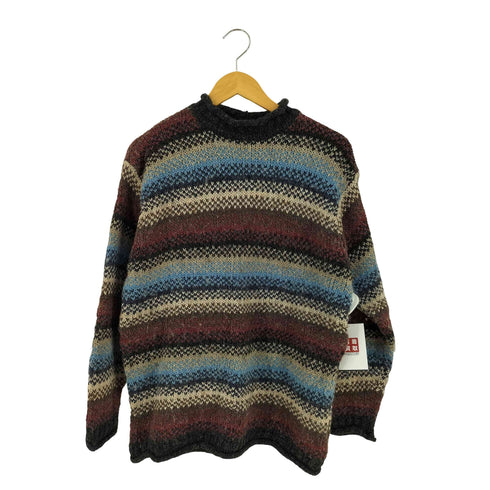 CAROLYN TAYLOR ボトルネック総柄ニット メンズ import:M