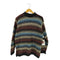 CAROLYN TAYLOR ボトルネック総柄ニット メンズ import:M