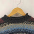 CAROLYN TAYLOR ボトルネック総柄ニット メンズ import:M