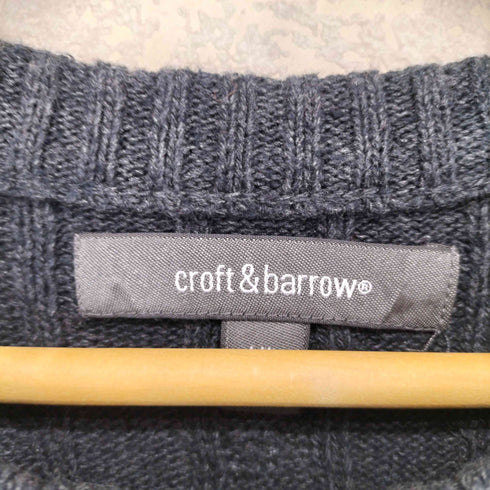 クラフトアンドバロー Croft&Barrow ケーブル ニット メンズ import:XL