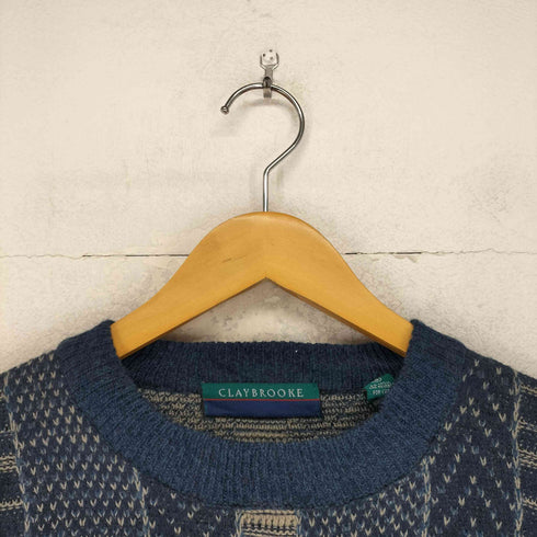 claybrooke 総柄ニット メンズ import:S