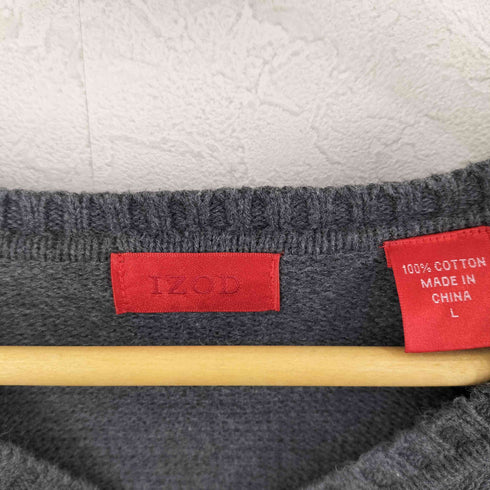 アイゾッド IZOD vネックコットンニット メンズ import:L