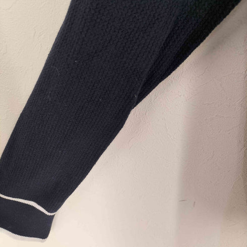 バナナリパブリック BANANA REPUBLIC ジップアップワッフルニット メンズ import:M