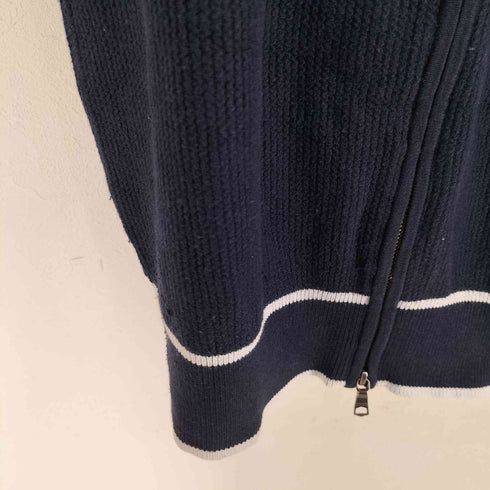 バナナリパブリック BANANA REPUBLIC ジップアップワッフルニット メンズ import:M