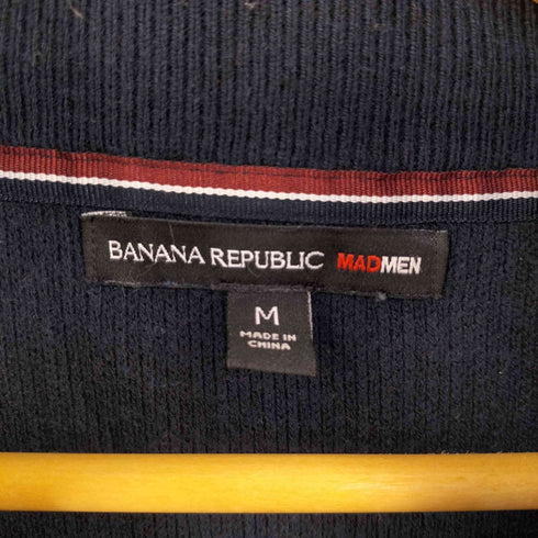 バナナリパブリック BANANA REPUBLIC ジップアップワッフルニット メンズ import:M