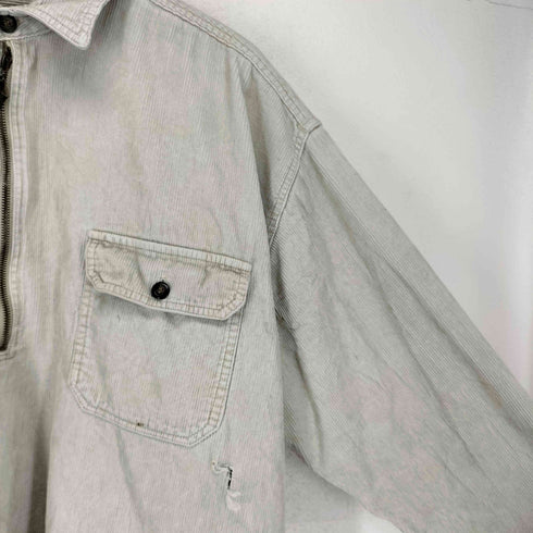 セントジョンズベイ STJOHNS BAY ハーフジップコーデュロイシャツ メンズ import:XL