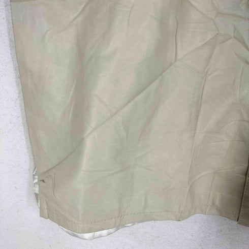 identification GENUINE LEATHER レザーシャツ メンズ 2XL