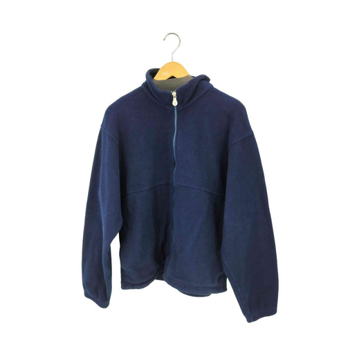 ランズエンド LANDS END 90s カナダ製 フルジップ フリース ジャケット メンズ M