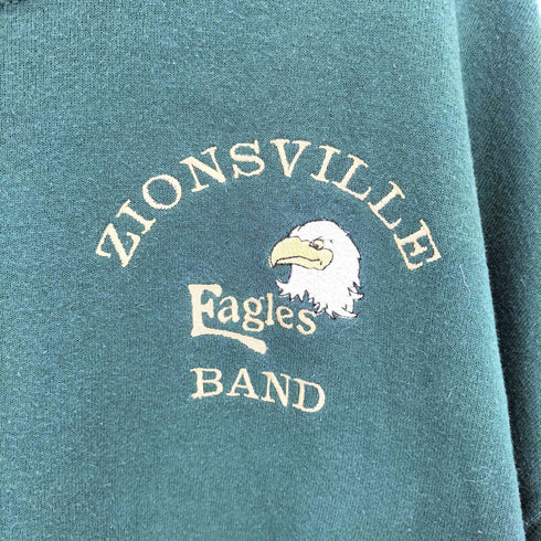 ジャージーズ JERZEES 90S ZIONSVILLE Eagles BAND クルーネック スウェット メンズ XL