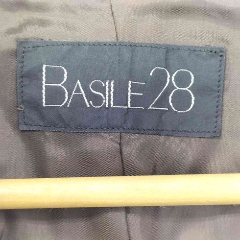 バジーレヴェントット BASILE 28 ラムレザーテーラードジャケット レディース JPN:40