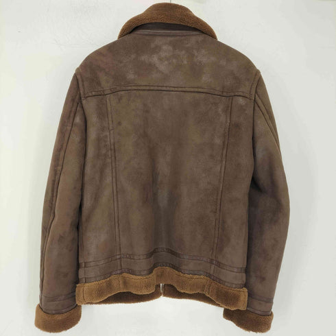 ユナイテッドカラーズオブベネトン UNITED COLORS OF BENETTON チンストラップ フェイクスエード ジップアップジャケット メンズ 48