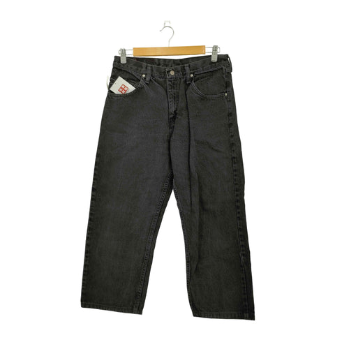 ラングラー Wrangler 00s RELAXED FIT ブラックデニムパンツ メンズ 32 30