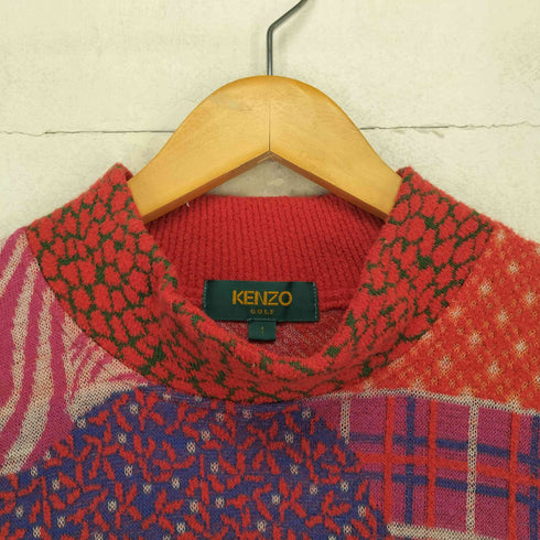 ケンゾーゴルフ KENZO GOLF 90s- 総柄モックネックニット レディース 1