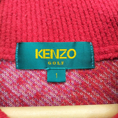 ケンゾーゴルフ KENZO GOLF 90s- 総柄モックネックニット レディース 1