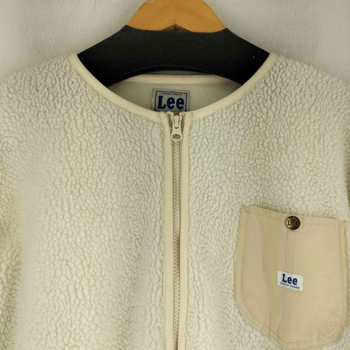 リー Lee ノーカラー ボアジャケット レディース import:M