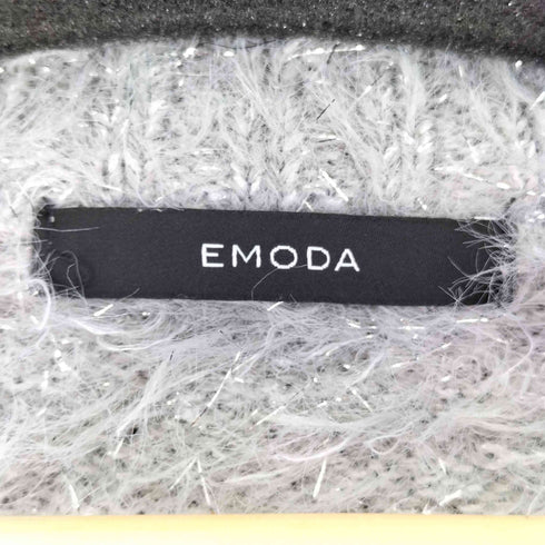 エモダ EMODA ワイドルーズグリッターニット レディース FREE