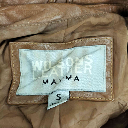 ウィルソン Wilsons Leather MAXIMA レザーテーラードジャケット レディース import:S