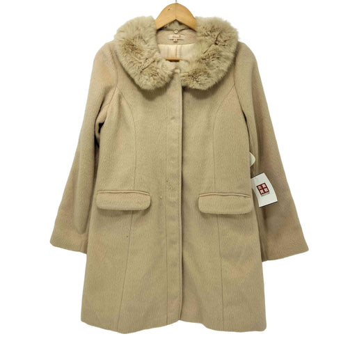 Allamanda ラビットファー シャギー ミドルコート レディース JPN:38