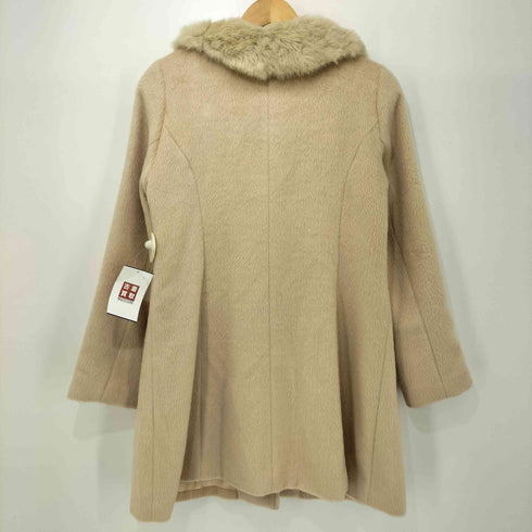 Allamanda ラビットファー シャギー ミドルコート レディース JPN:38