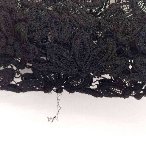 コムデギャルソン COMME des GARCONS フラワー 総レース 花柄 シースルー ストレッチ ロング カットソー レディース