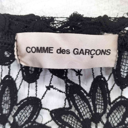 コムデギャルソン COMME des GARCONS フラワー 総レース 花柄 シースルー ストレッチ ロング カットソー レディース