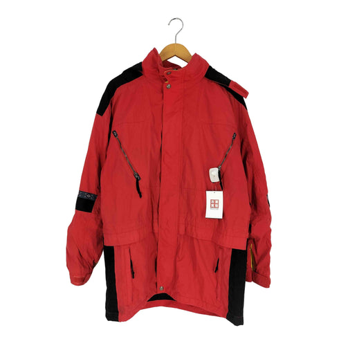 SIERRA SPORT 裏地メッシュ ドローコード ダブルジップ ナイロンジャケット メンズ import:L