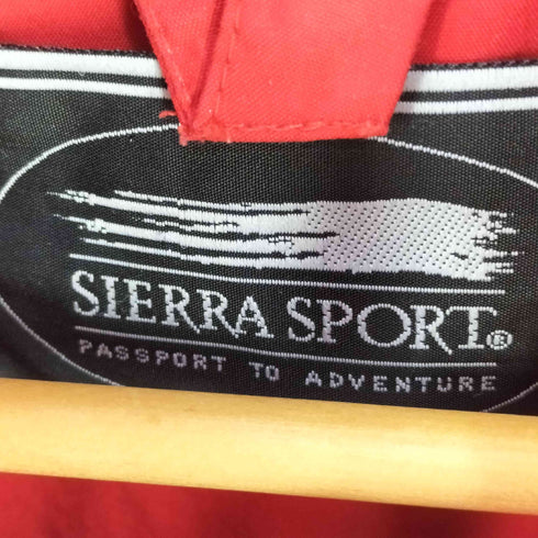 SIERRA SPORT 裏地メッシュ ドローコード ダブルジップ ナイロンジャケット メンズ import:L