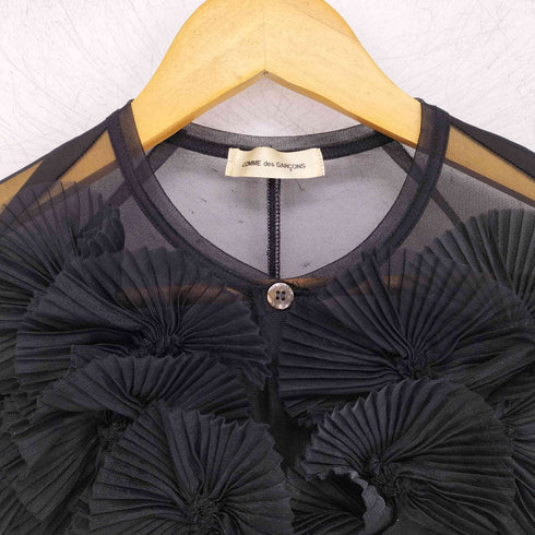 コムデギャルソン COMME des GARCONS 1991SS シアー フリルブラウス レディース