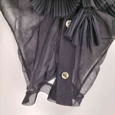 コムデギャルソン COMME des GARCONS 1991SS シアー フリルブラウス レディース