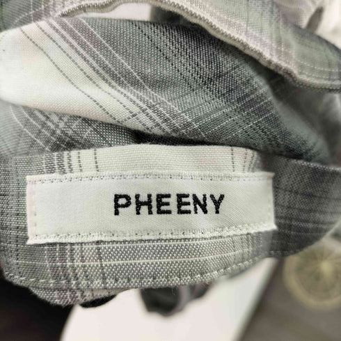 フィーニー PHEENY 別注 オンブレチェック トートバッグ レディース