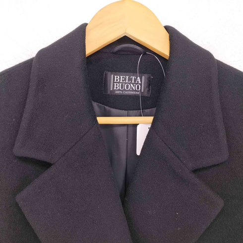 ベルタボーノ BELTA BUONO cashmere カシミヤ100 ダブルチェスターコート レディース JPN:9号