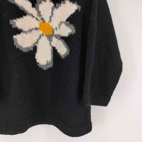 mcmachan woolen フラワーモチーフ ウールニット メンズ