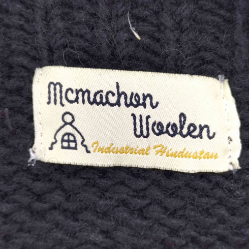 mcmachan woolen フラワーモチーフ ウールニット メンズ