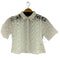 ザラ ZARA S/S レースデザインシャツ レディース import:L
