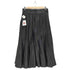 ha|za|ma フェイクレザープリーツスカート domestic レディース M