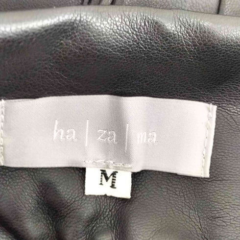 ha|za|ma フェイクレザープリーツスカート domestic レディース M