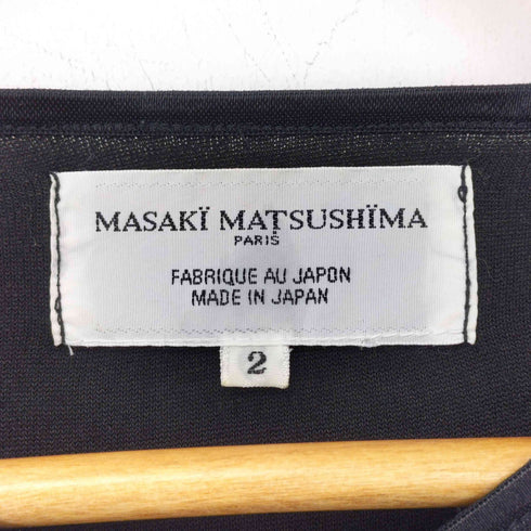 マサキマツシマ MASAKI MATSUSHIMA Vネック レーヨン 長袖カットソー レディース 2