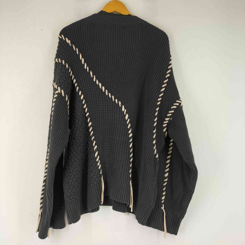 ザラ ZARA コントラストステッチニット メンズ JPN:M