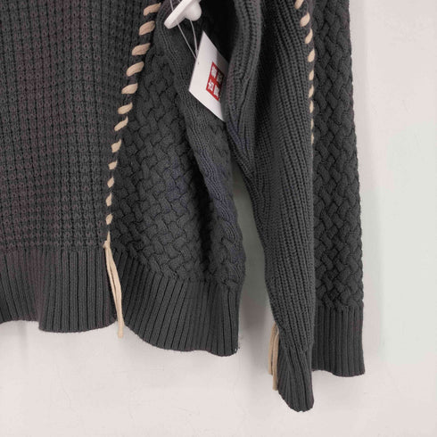 ザラ ZARA コントラストステッチニット メンズ JPN:M