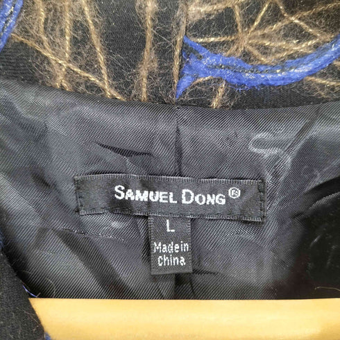 SAMUEL DONG モヘヤ刺繍ジップジャケット メンズ L