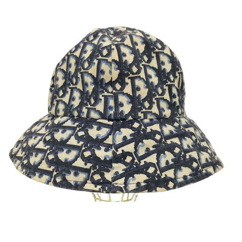 クリスチャンディオール Christian Dior 香港製 総柄 オブリーク バケット ハット レディース ONE SIZE