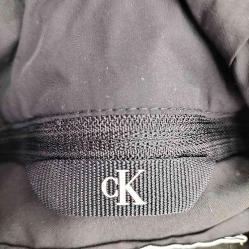 カルバンクラインジーンズ Calvin Klein Jeans ワードマーク ナイロン トラック フーディ メンズ JPN:L